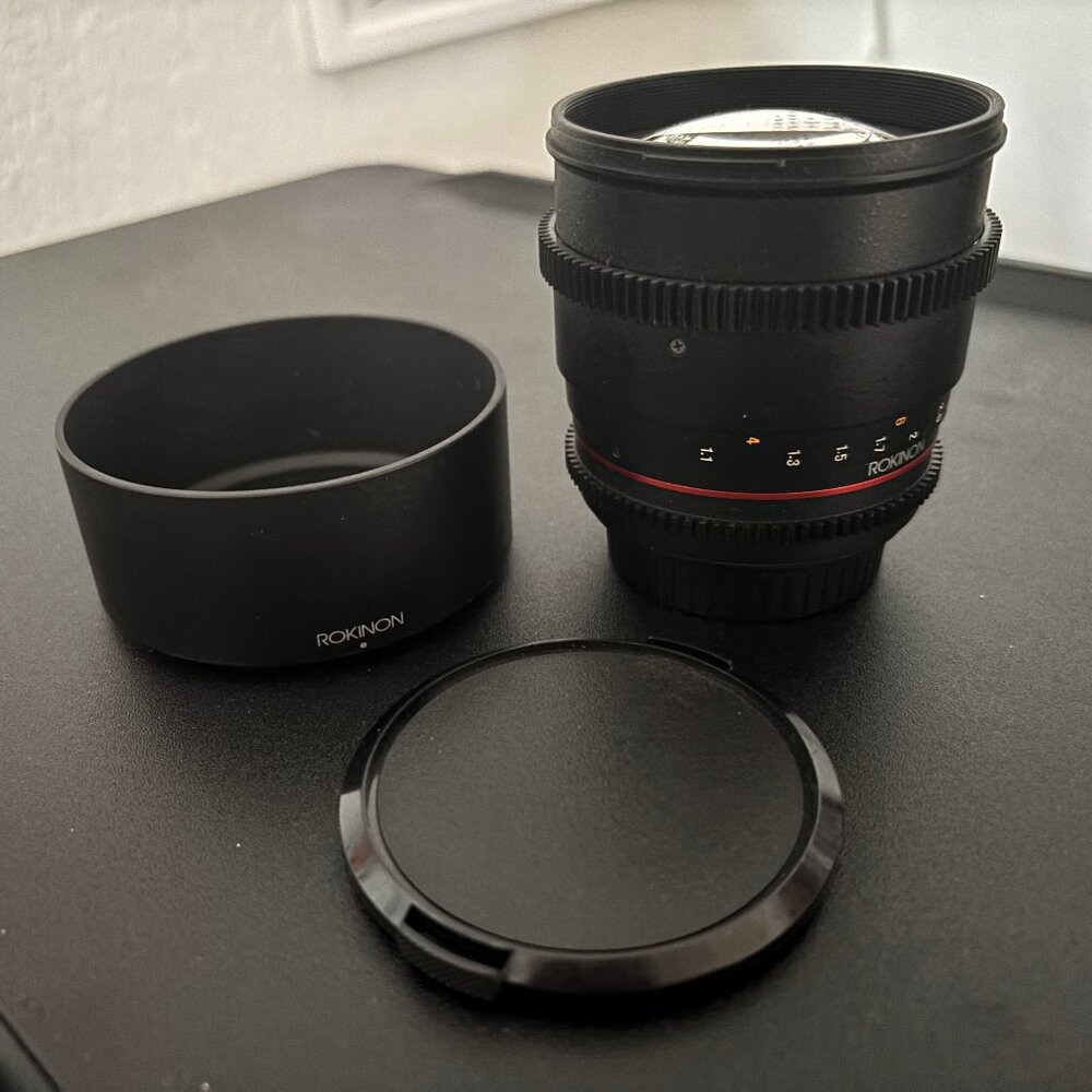 Rokinon 85mm T1.5 Cine DS Lens for Canon EF Mount